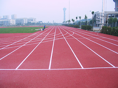 体育中(zhong)心塑胶跑道施工公司宝力