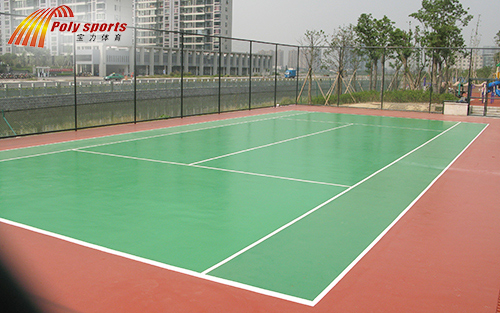 塑胶网球场建设