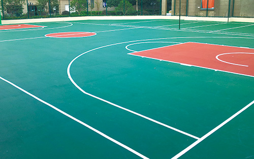 丙烯酸塑胶篮球场