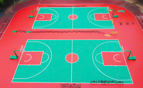 学校篮球场施工厂家产品