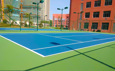 弹性丙烯酸网球场