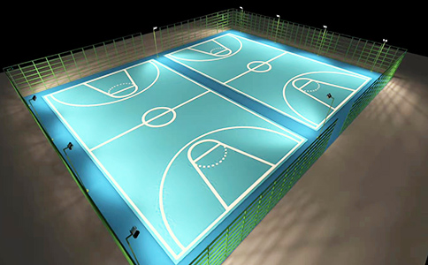 硅pu篮球场