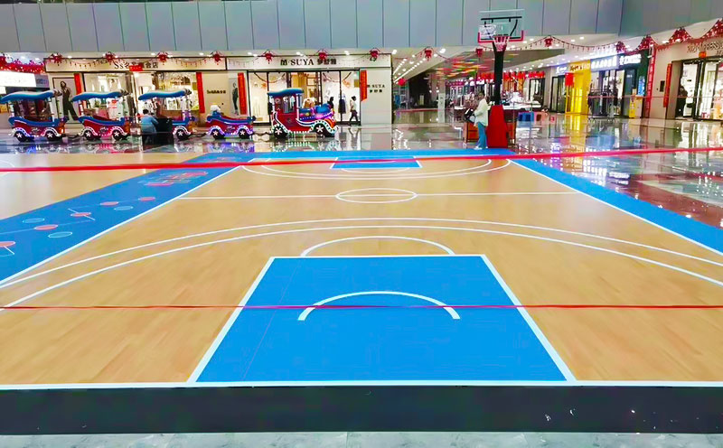 室内木地板篮球场