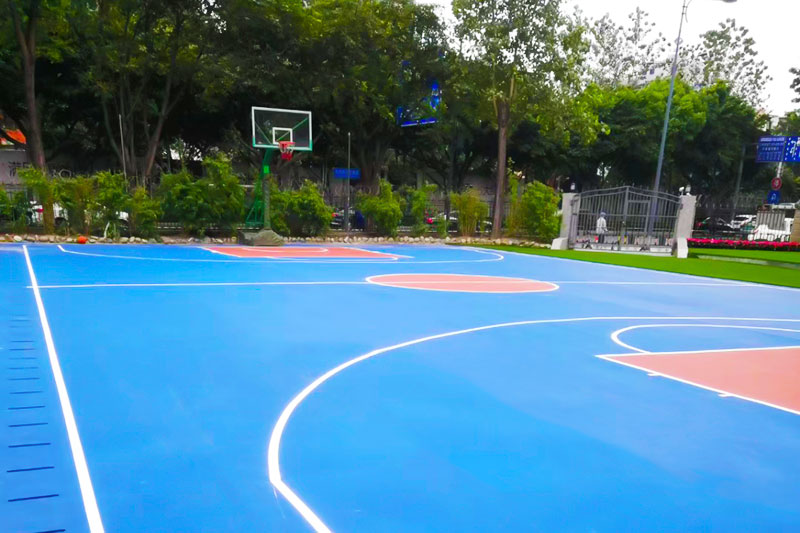塑胶篮球场