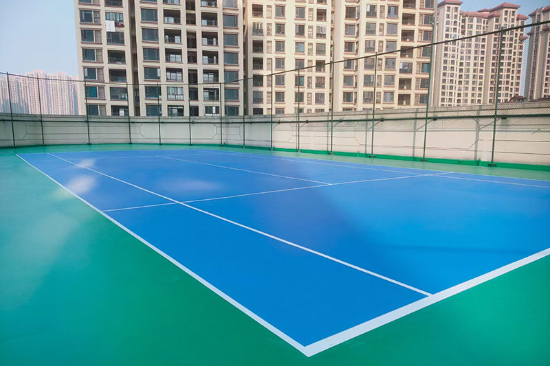 硅PU网球场
