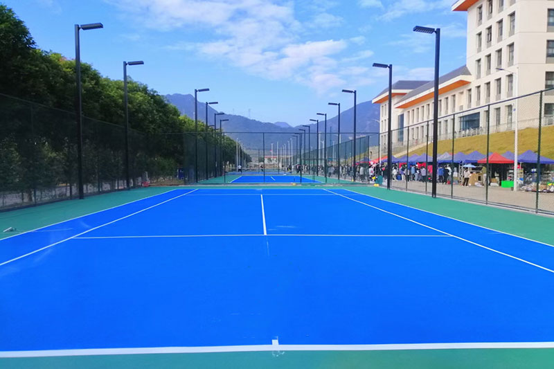 硅PU网球场